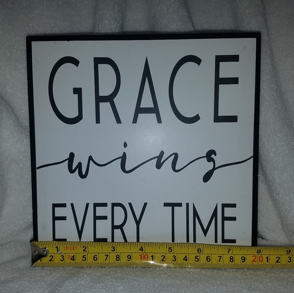 Grace wins every time. Wall plaque - Picture 2 of 7